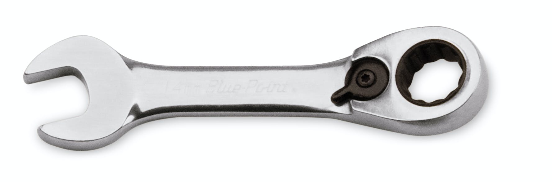 14 mm 12-Point Metric 15° Offset Short Ratcheting Combination Wrench (Blue-Point®) | BOERMS14 14 mm 12-Point Metric 15° Offset Short Ratcheting Combination Wrench (Blue-Point®) | BOERMS14